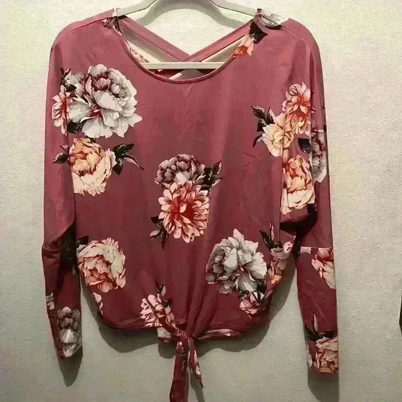 Women’s Pink Floral Shirt S - Picture 1 of 2